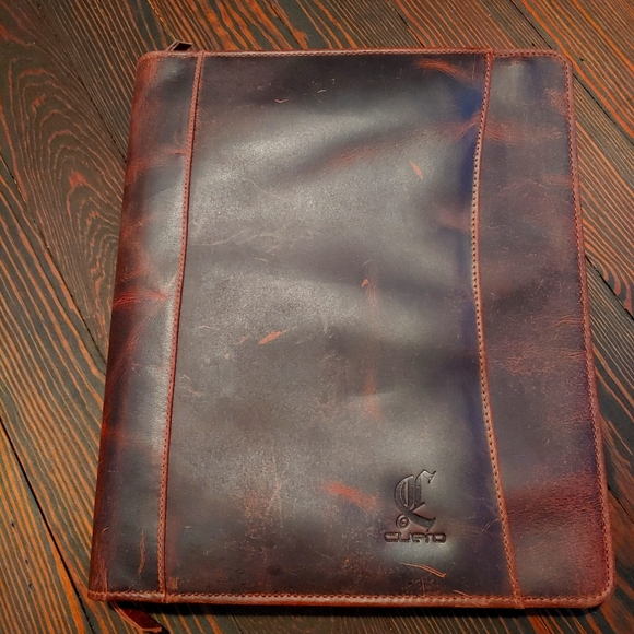 Leather Portfolio A4 File Folder